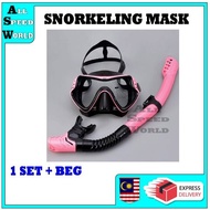 MASK SNORKELING / 1 PAIR / ANTI-FOG GOGGLES / READY STOCK