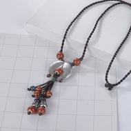 Vintage Ethnic Cotton Linen Necklace Accessories