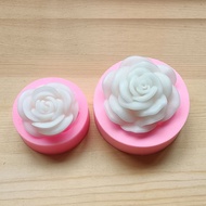 Large Rose Valentine's Day Scented Candle Mold Fondant Cake Jelly Pudding Mold diy Baking Tool 5Y31