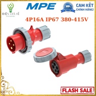 Genuine MPE Portable Plug and Socket 4P16A IP67 380V-415V(MPN2-0142)