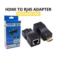 hdmi extender 30 m EXten HDMi Extension RJ45 Lan /HDMI Lan Adapter - HDMI Extender By Cat 5e - CAT 6
