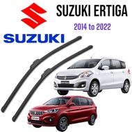 suzuki ertiga wiper blades set banana type pair model 2014 2015 2016 2017 2018 2019 2020 2021 2022