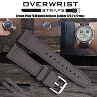 สายนาฬิการุ่น Pilot FKM Quick Release Rubber Strap 202122mm