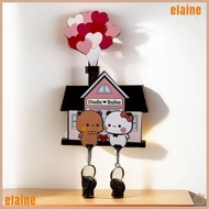 ELAINE Bubu Dudu Keychains, Acrylic Cartoon Wall Key Holder, Cute Creative Bag Accessories