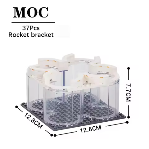 MOC1046 Display Stand Brick Support For Aircraft Compatible 21309 92176 Building Blocks Educational 