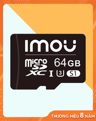 Thẻ Nhớ camera chuyên dụng 64Gb Class 10 95Mb/s Imou Dahua Hikvision