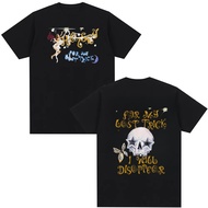 Vintage Halsey for My Last Trick The Tour 2025 Printed Men's Fashion Street Cotton T-shirt