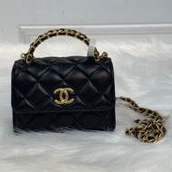 Chanel CHANEL香奈兒 Kelly小風琴包mini豆腐包  小個子最愛💌