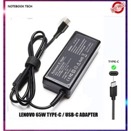 LENOVO 65W THINKPAD YOGA CHARGER USB-C / TYPE-C 20V 3.25A AC POWER ADAPTER E480 E485 L390 E490 E495 