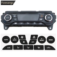 FOREVERGO 13Pcs/Set Car Vinyl Climate Repair Decals Air Dashboard Accessories For Ford Focus Button 
