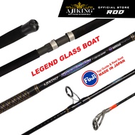 (5'0ft-7'0ft) Ajiking Legend Glass Boat Heavy Duty Fishing Rod Max Drag 12kg Rod Bot Joran