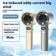 Portable Handheld Fan, Turbo Mini Fan, Desktop Silent Fan, 120-Speed Stepless Speed Regulation, Supe