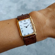 Raymond Weil Tank 18K Gold Electroplated 10 Micron