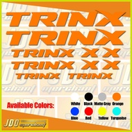 ◮ ➶ ◶ ⌚ Trinx bikes  set Vinyl Stickers