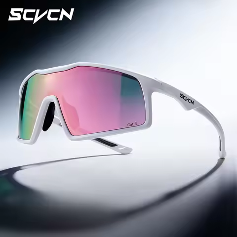 SCVCN Cycling Glasses for Men Outdoor Sports Sunglasses Mountain Bicycle Glasses Road MTB Bike Cycle