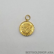 22k / 916 Gold Dragon Pendant