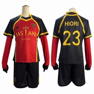 HOLOUN Blue Lock Anime Hiori Yo Jersey Cosplay Costume T-shirt Football Soccer Uniform Halloween