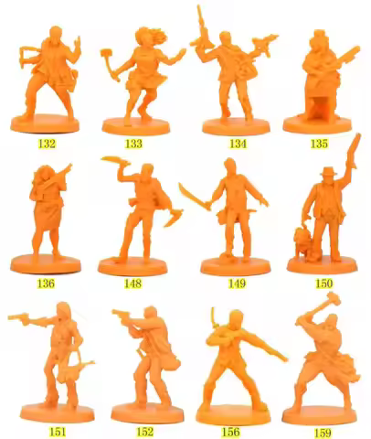 TRPG board game The Survivors miniatures Zombicide 2nd Edition Jay Carter Luke Grace Mason Logan Kic