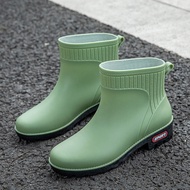 💕จัดส่งที่รวดเร็ว💕สงกรานต์ รองเท้าบูทกันฝนสำหรับผู้หญิง รองเท้าบูทกันฝนแฟชั่นแฟชั่นสำหรับผู้หญิงรองเท้ากันน้ำฝนสำหรับนักเรียน