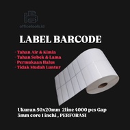 2line barcode Label
