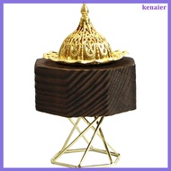 Decor Gold Face Steamer Incense Cone Holder Cones Arab Decorations Household Metal Burners Stick Tray  kenaier