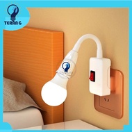 Flexible Fitting, Plug-in Lamp Fitting, Bedside Lamp, Study Lamp, Decorative Lamp, on-off Plug Bedro
