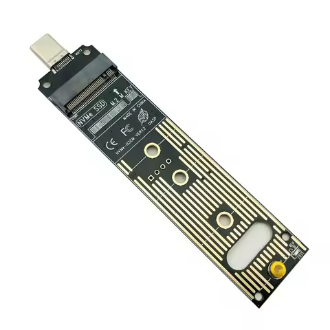 M.2 NVME Adapter PCIe NVME Enclosure M2 SSD Converter - High-Speed Data Transfer for Your Samsung 96
