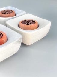 玩柅 臥室 • 香之器 (送young living 5ml 精油)水泥 擴香 車用