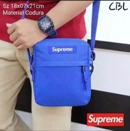 Tas Selempang Supreme Keren Kekinian Murah Berkualitas Terbaik Slempang Waistbag Tas Pria Terbaru