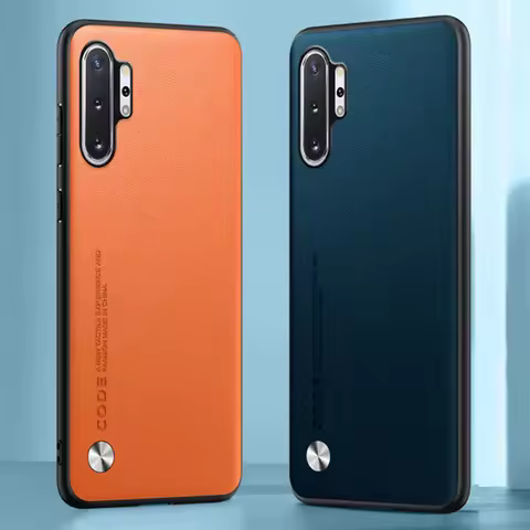 Case For Samsung Galaxy Note 10 Plus Protective Cover Luxury Leather Phone Case For Samsung Note10 P