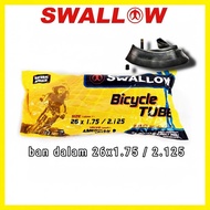 26 x 1.75 bicycle inner tube 2.125 swallow/ 26 swallow bicycle tire/