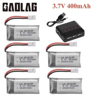3.7V 400mAh 35C Lipo and Battery charger for X4 H107 H31 KY101 E33C E33 U816A V252 H6C RC Quadcopt 9