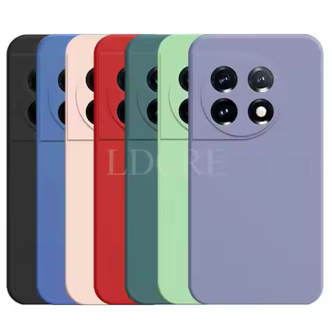 For Oneplus 11 Case Liquid Silicone Coque Oneplus 11 Cover TPU Fundas Protective Case Oneplus 11 Nor