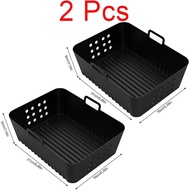 2PCS Silicone Air Fryer Basket Liners for Ninja Double Stack XL 9.5L Air Fryer Non-stick Silicone Ov