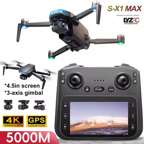 S-X1 MAX GPS Drone 4K Professional HD Camera 3-Axis Gimbal Aerial Brushless Digital image transmissi