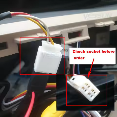 Camera Harness For Toyota Reversing Camera Retention Adapter 4Pin socket Estima prius Alpha