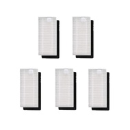 5pcs HEPA Filter for Lenovo E1 E1-L Robot Vacuum Cleaner Parts Accessories