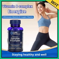 【EXP:2027】Life Extension BioActive B-Complex | Good Absorption Of Vitamin B Complex 60 Vegetarian Ca