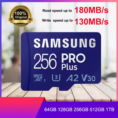 SAMSUNG MicroSD Memory Card 64G U1/128GB 256GB 512GB 1TB Micro SD SDXC/TF Flash Cards MicroSD UHS-1 