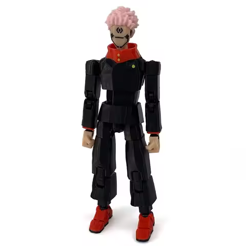 3D Printed Jujutsu Kaisen Ryomen Sukuna Anime Multi-Jointed Shapeshift Toys Action Figures Mannequin