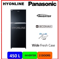 [NR-TX461CPKM] PANASONIC 450L INVERTER 2-DOOR | PANASONIC REFRIGERATOR | PETI SEJUK | FRIDGE