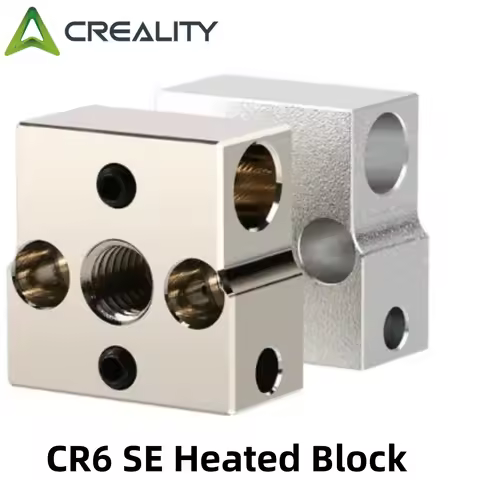 1/2PCS CR-6 SE Ender 3 Neo Heater Block Aluminium Heating Block for CR-6 MAX/CR-5 Pro/CR10 Smart Car