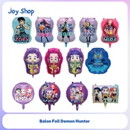 Demon Hunters Cartoon Film Character Foil Balloons Kpop Demon Hunters