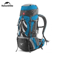 Naturehike กระเป๋าเป้สะพายหลัง70L กระเป๋าปีนเขาจุได้เยอะ พร้อมที่บังฝนเดินทางกลางแจ้ง พร้อมส่งจากกทม
