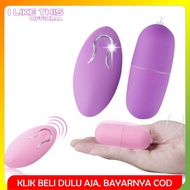 Vibrator Mini Wanita Elektrik Dengan Remot Wireless Model Telur P