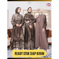 Ready to Ship - Gamis Jaya Iswari by ADEN Basic Cantik Dress Busui Famset 2026