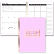 1pc 2026-2027 Monthly Planner, 24-Month Weekly Monthly Calendar Planner Organizer From Jan 2026 To D