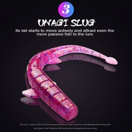 BEARKING UNAGI Slug  Soft Lures 64mm 88mm Fishing Artificial Lures Silicone Bass Pike Minnow Swimbai