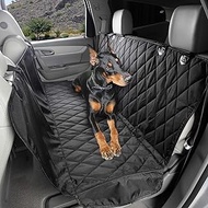 4Knines Dog Seat Cover with Hammock for Full Size Trucks and Large SUVs - Black Extra Large - USA Ba