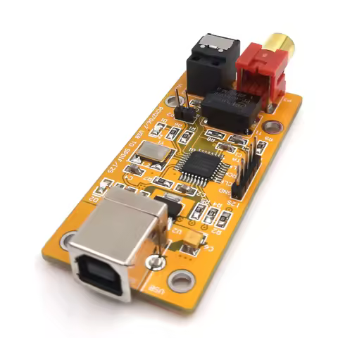 USB Sound Card USB To Coaxial Fiber I2S / USB DAC Decoder Chip PCM2706 Board For Audio Power Amplifi